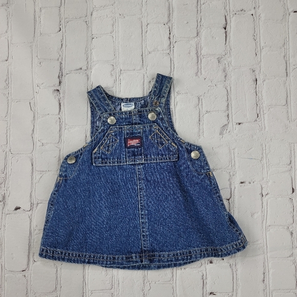 OLD NAVY‎ infant denim overalls dress - Picture 4 of 4